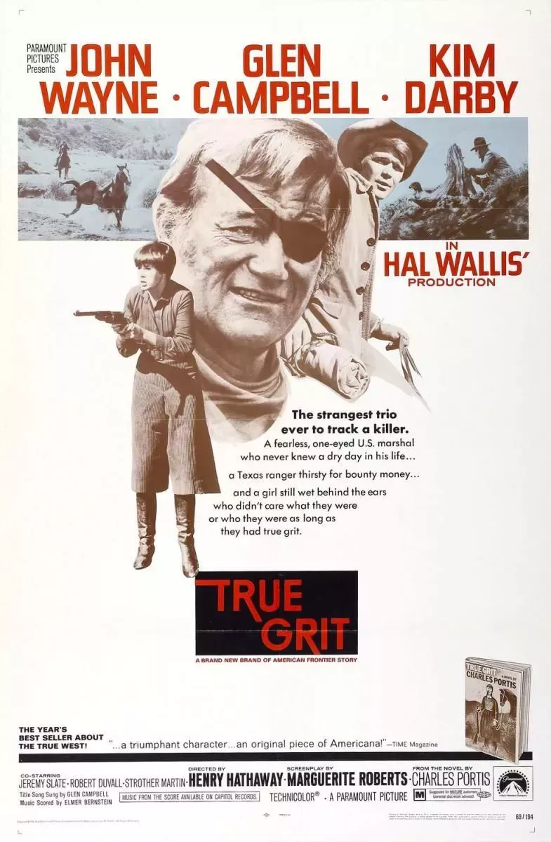 True Grit 1969 Film Poster