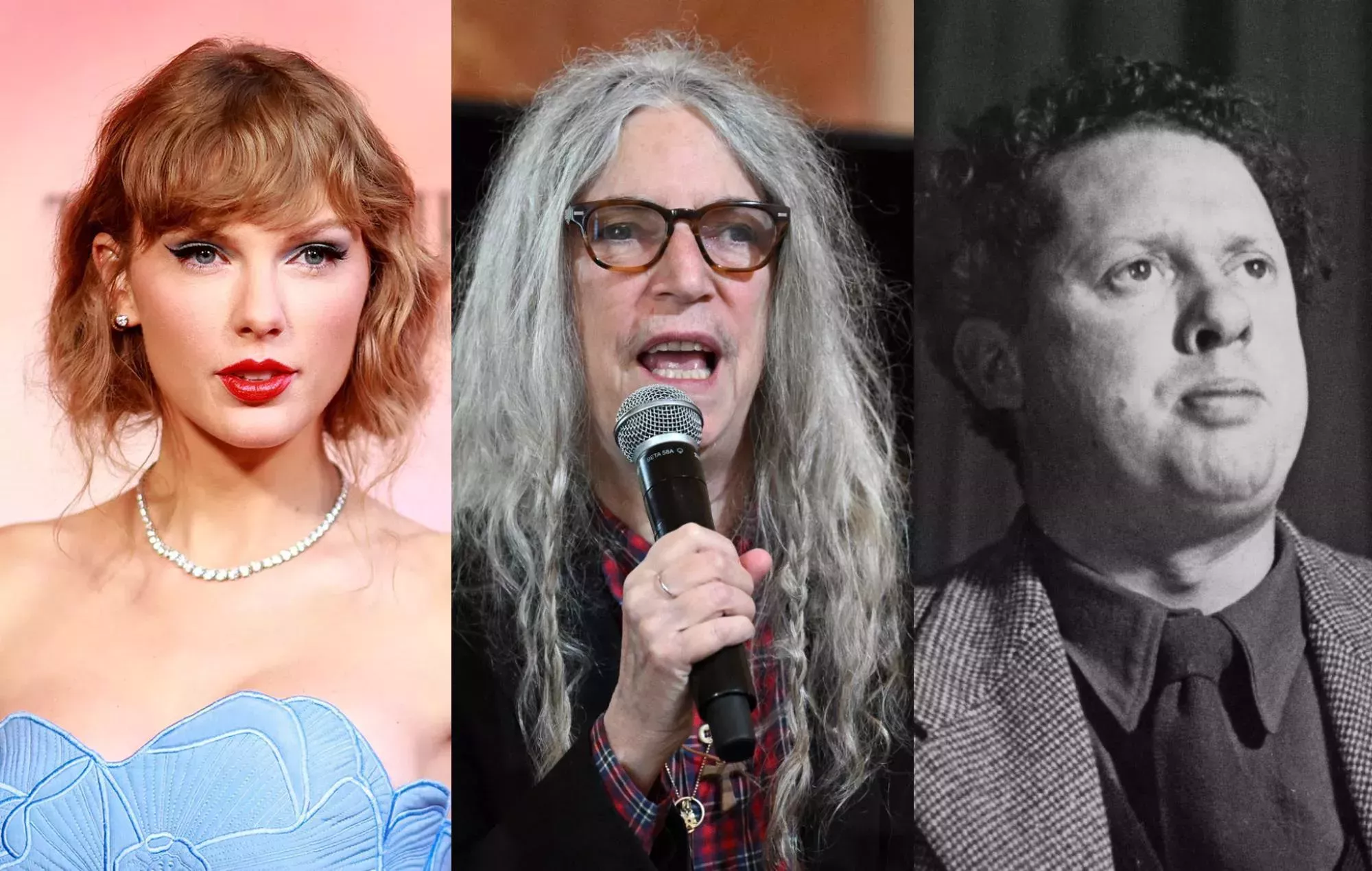 Taylor Swift nombra a Patti Smith y Dylan Thomas en 
