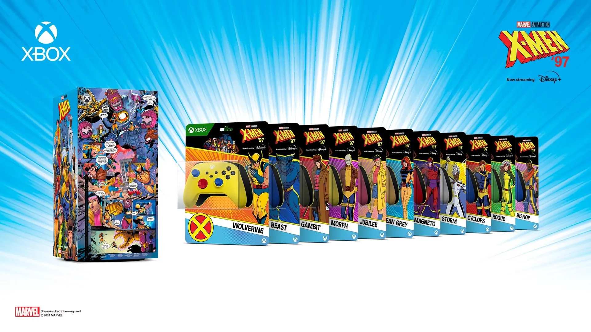Xbox y X-Men '97 se unen para ofrecerte una consola y mandos personalizados