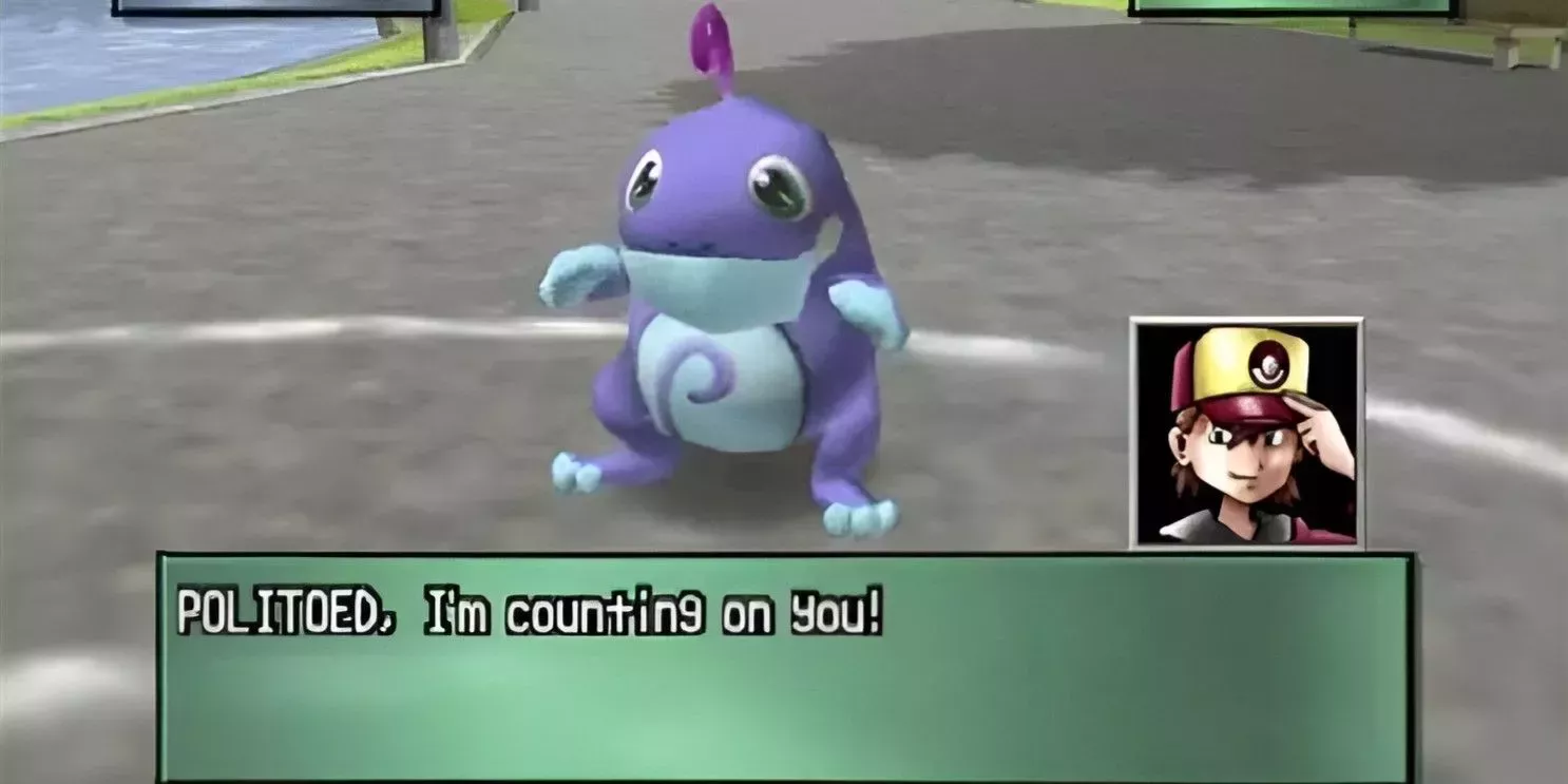 Cal is counting on his shiny Politoed in Pokémon Stadium 2.