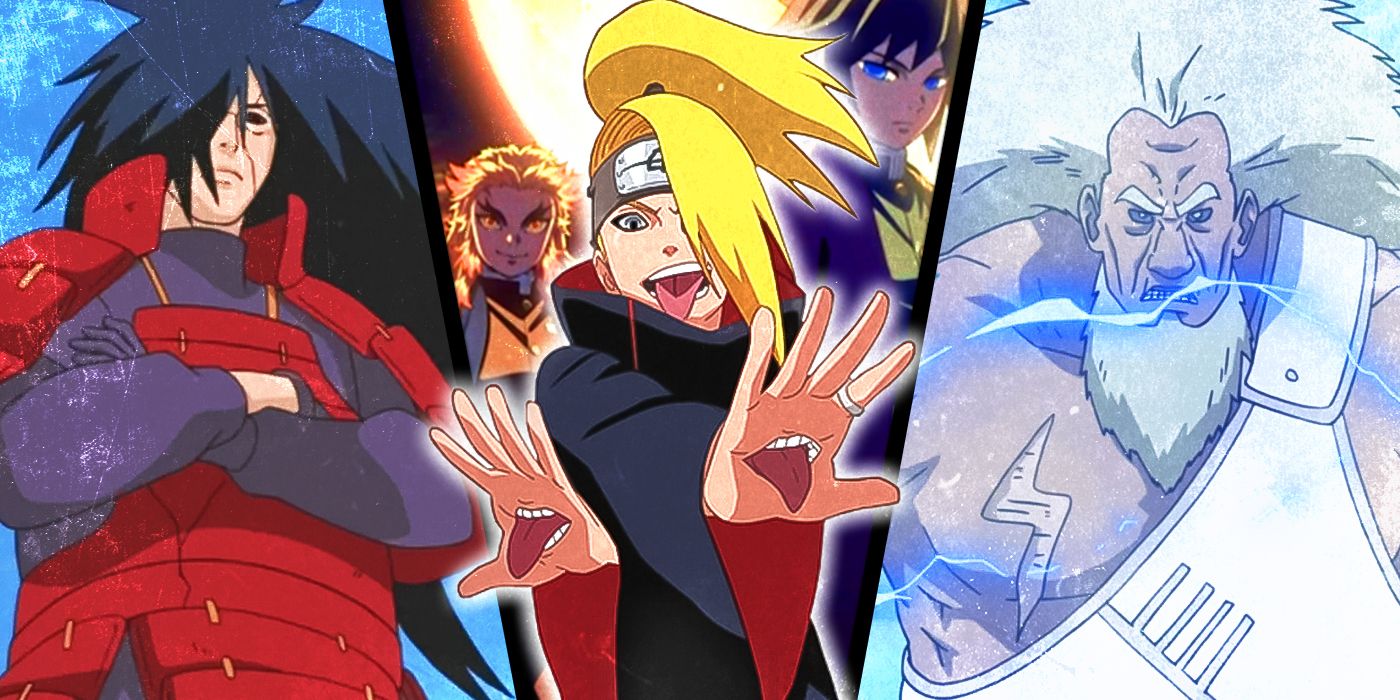 10 personajes de Naruto que pueden destruir al Cuerpo de Cazadores de Demonios