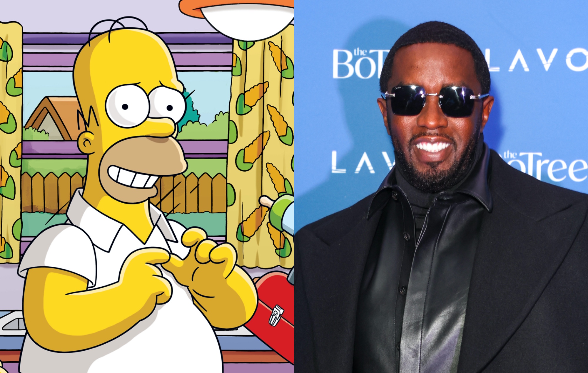 Los Simpson" no predijeron la caída de Diddy, dice el director de la serie