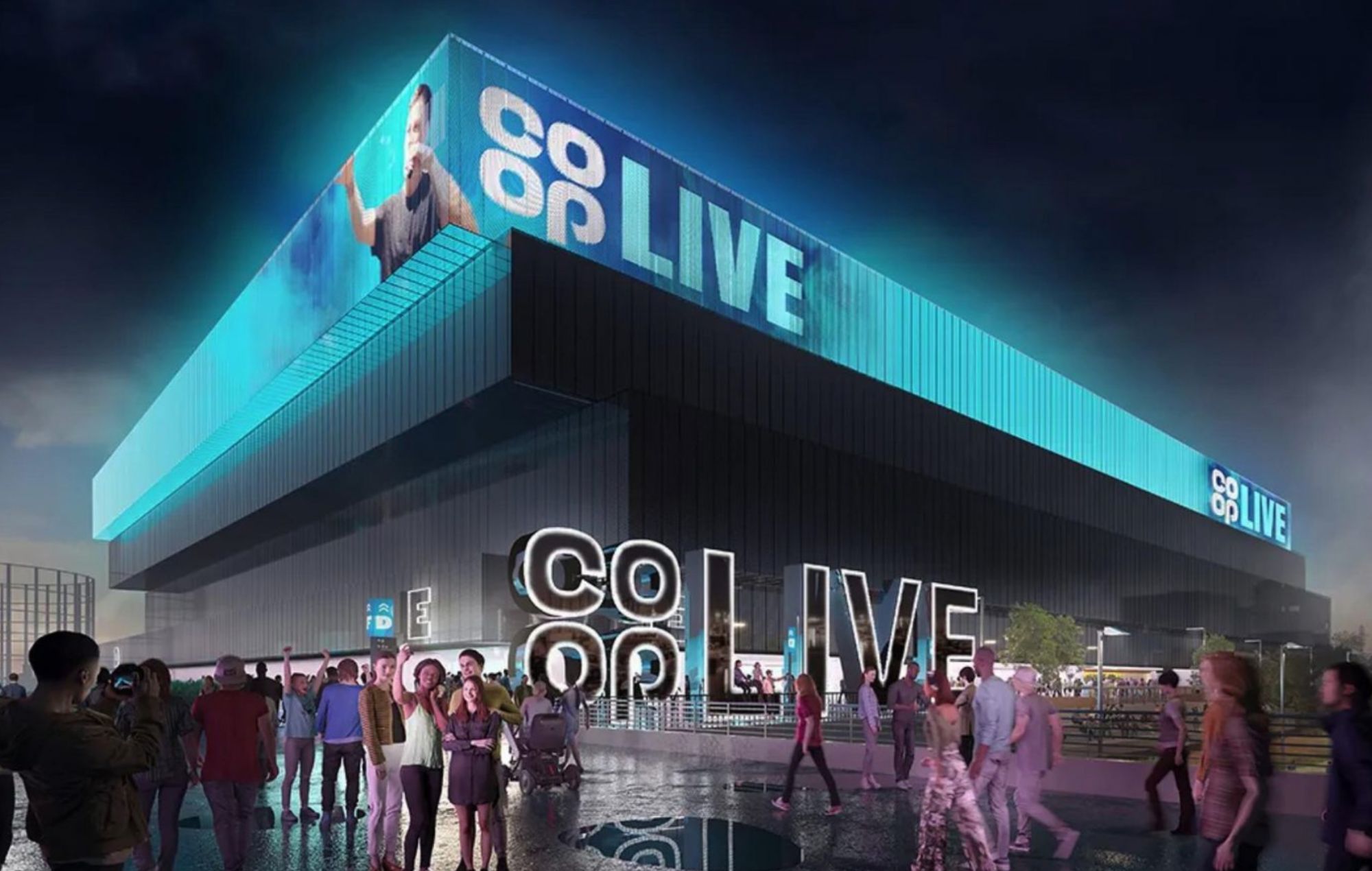 Music Venue Trust dice que el Manchester Co-Op Live Arena es "una gran idea" pero les insta a "trabajar de forma que se asegure el futuro de la música en directo"