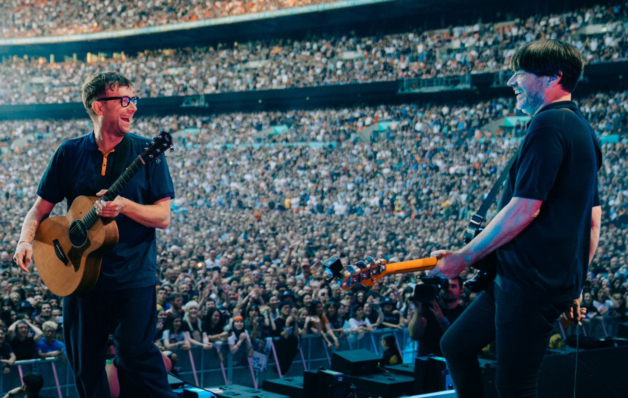 Blur anuncia un nuevo álbum "Live at Wembley Stadium" que acompañará a un nuevo documental y una película sobre el concierto