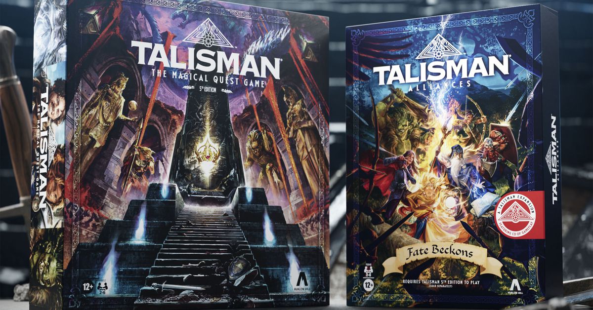 Talisman, el clásico juego de mesa, recibe una expansión cooperativa, la primera de la serie.