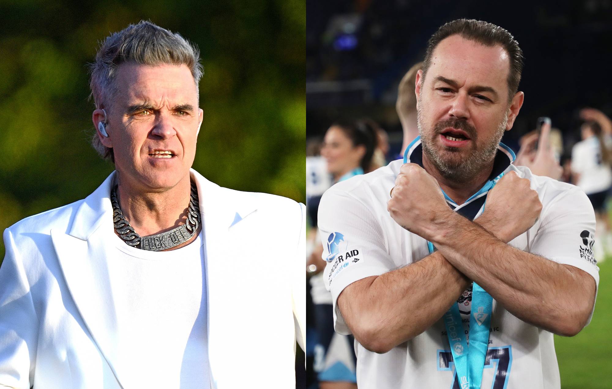Danny Dyer y Robbie Williams cantan "Parklife" de Blur en BST Hyde Park