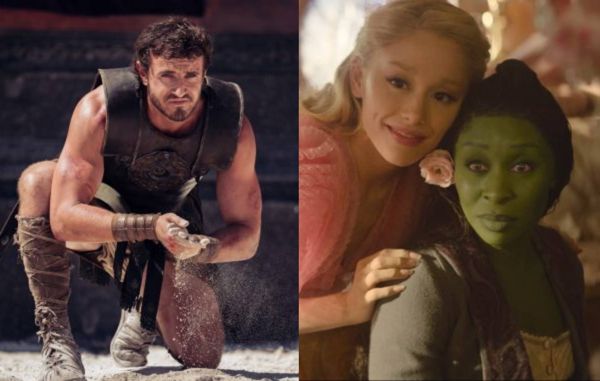 Los cinéfilos se preparan para el doble estreno de "Gladiator II" y "Wicked