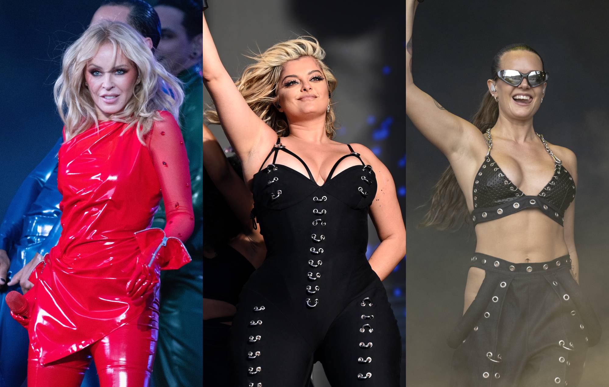 Mira cómo Kylie Minogue estrena en directo 'My Oh My' con Bebe Rexha y Tove Lo