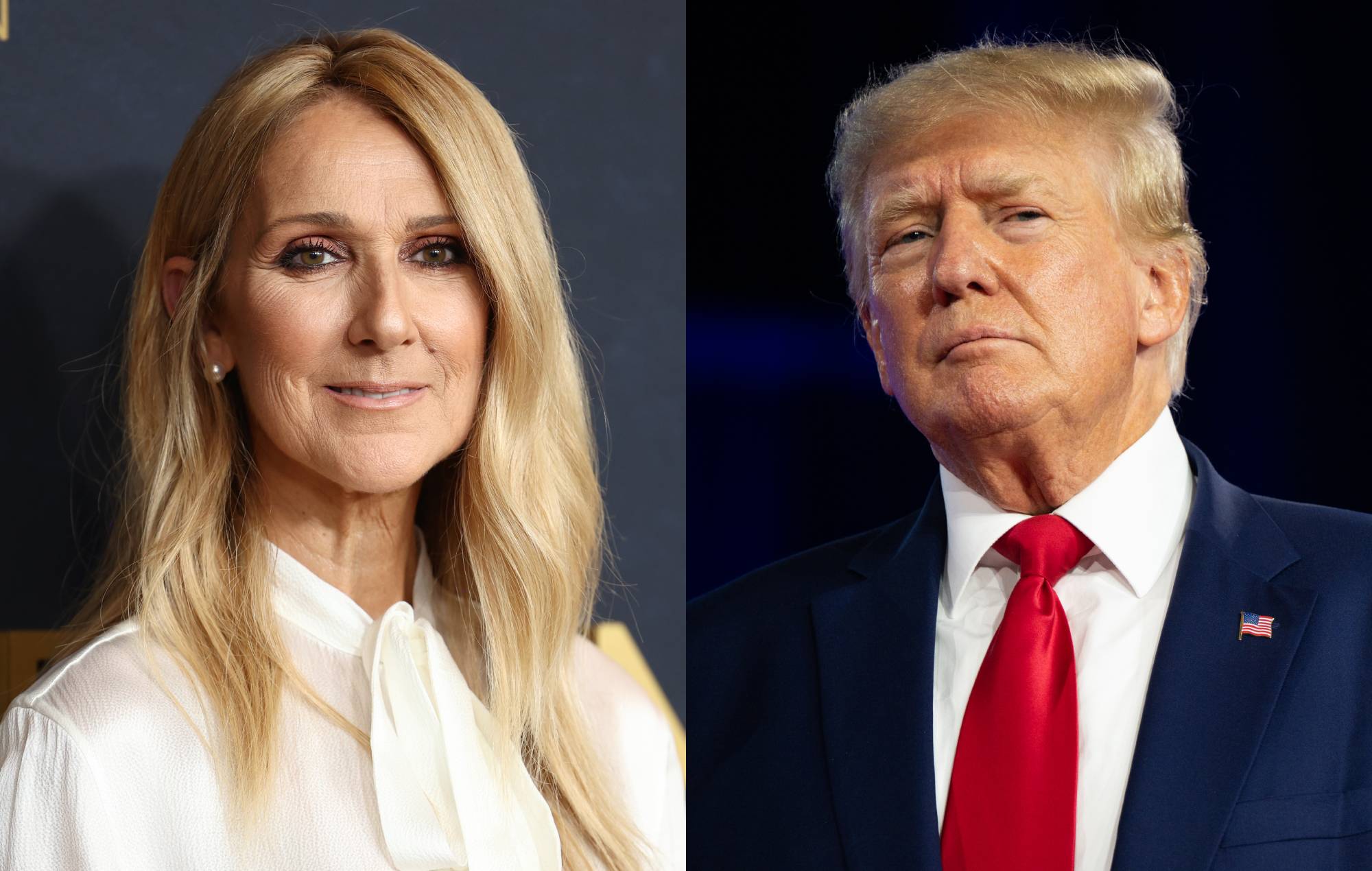 Celine Dion dice que "no apoyó" que Donald Trump usara 'My Heart Will Go On' en un mitin