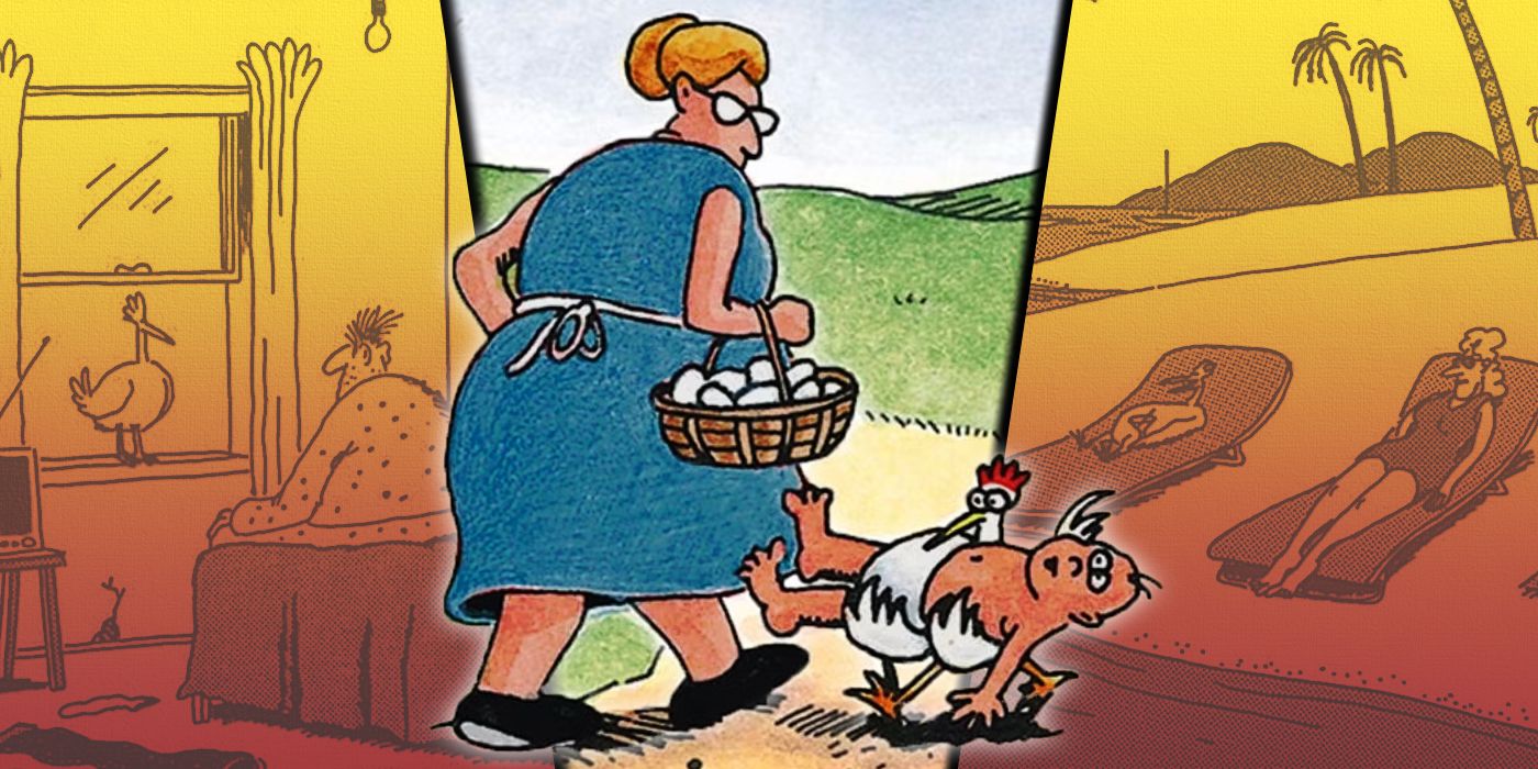 Clasificación de los 10 cómics más divertidos de The Far Side con gallinas