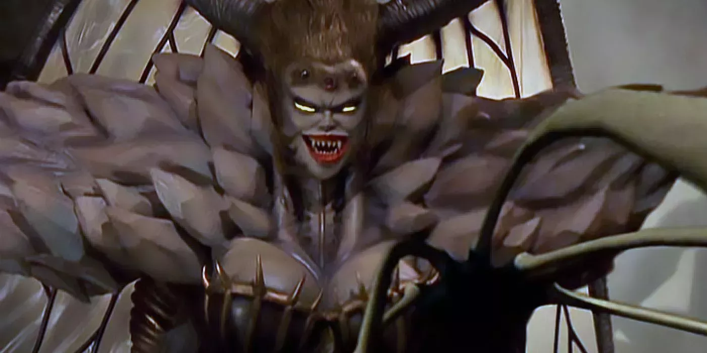 Queen Bansheera attacks the rangers - Power Rangers Lightspeed Rescue