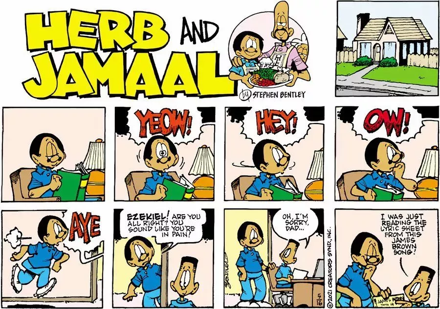 This Herb & Jamaal comic strip played on the hilarious father-son dynamic