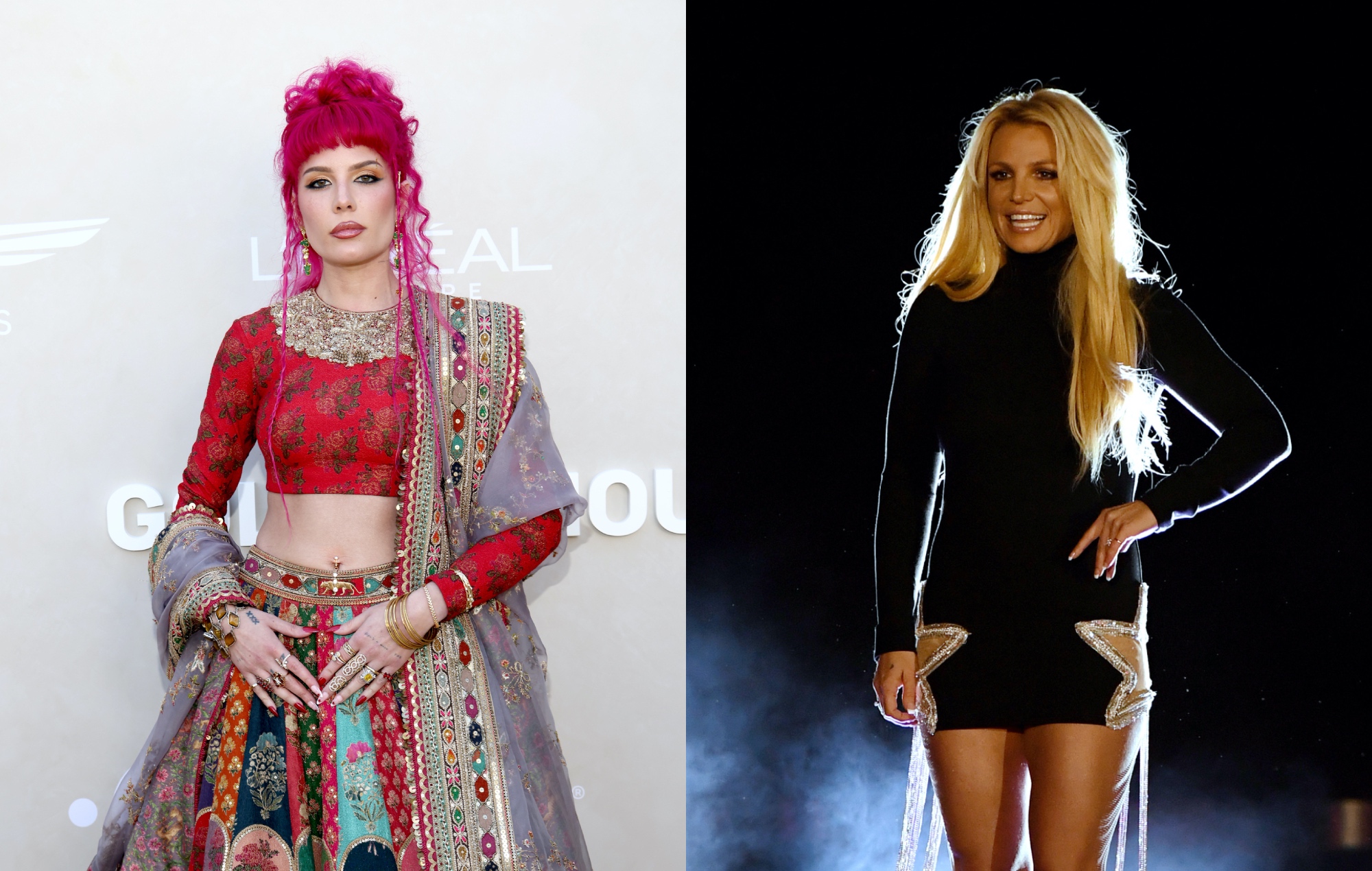 Halsey estaba "muy nerviosa" por limpiar el sample de 'Lucky' de Britney Spears, "compartió todo" con ella antes del lanzamiento