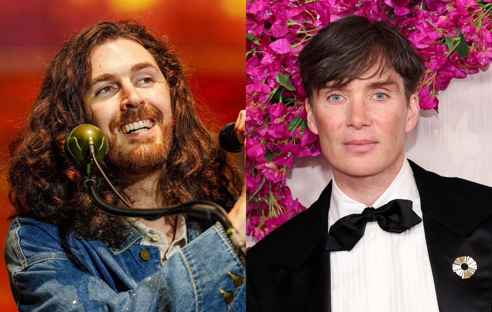 Hozier habla de su "intento de jugar limpio" al encontrarse con Cillian Murphy con una "dura" resaca