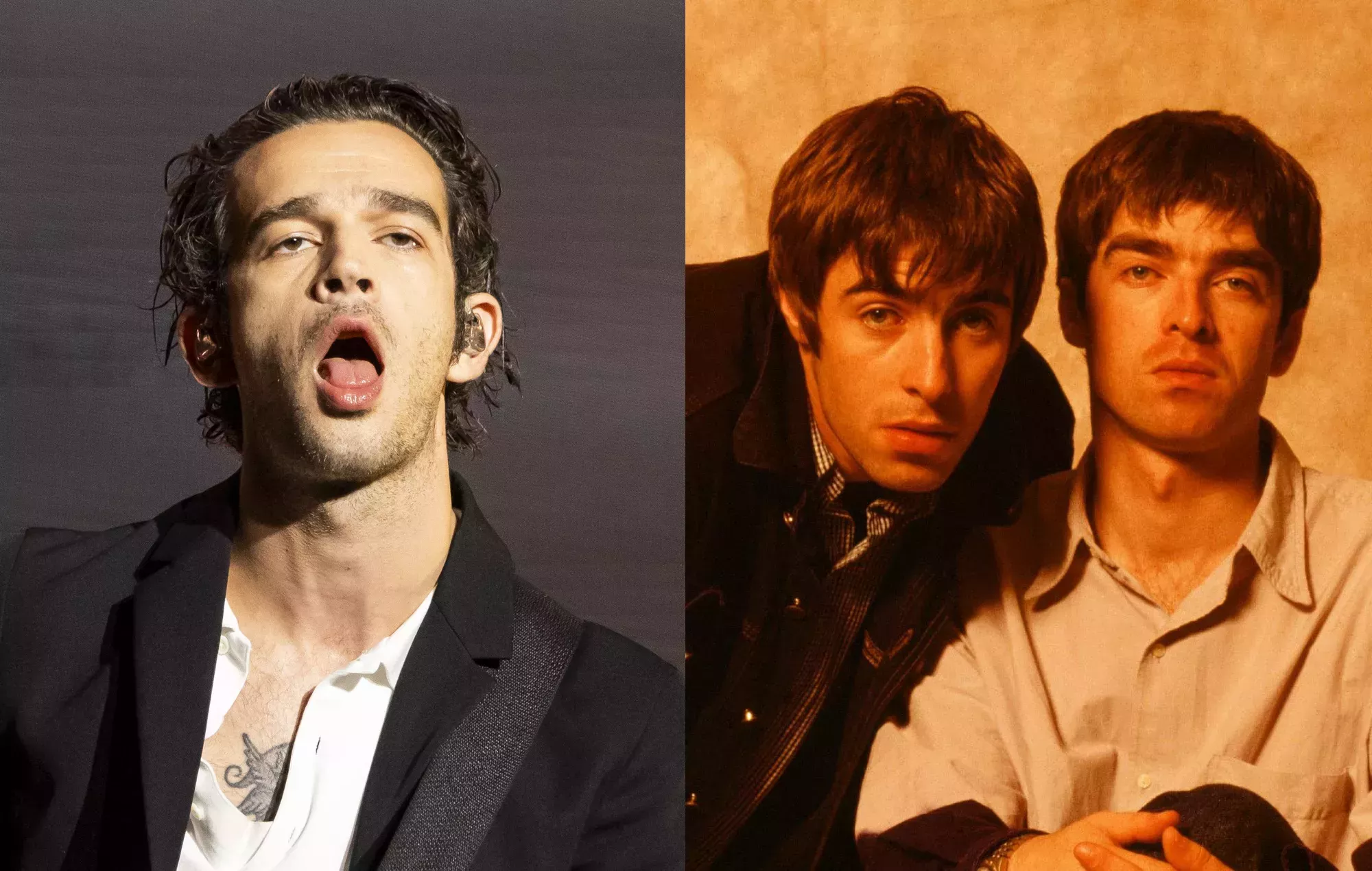 La reaparecida entrevista a Matty Healy se hace viral por su alegato a Oasis: