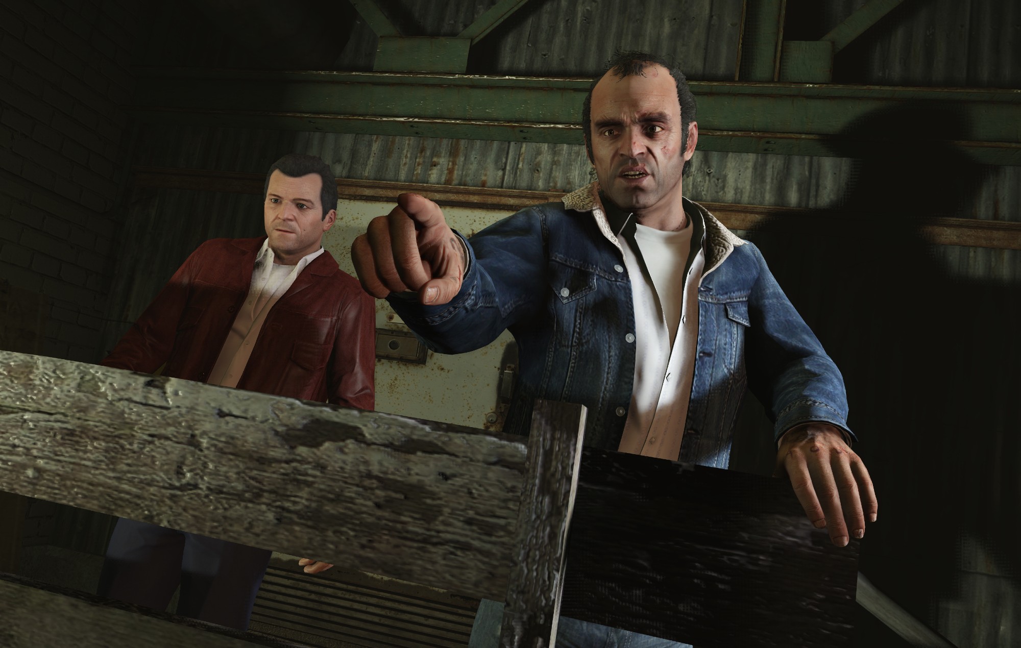 Los actores de 'Grand Theft Auto' Ned Luke y Steven Ogg nos toman el pelo con algo
