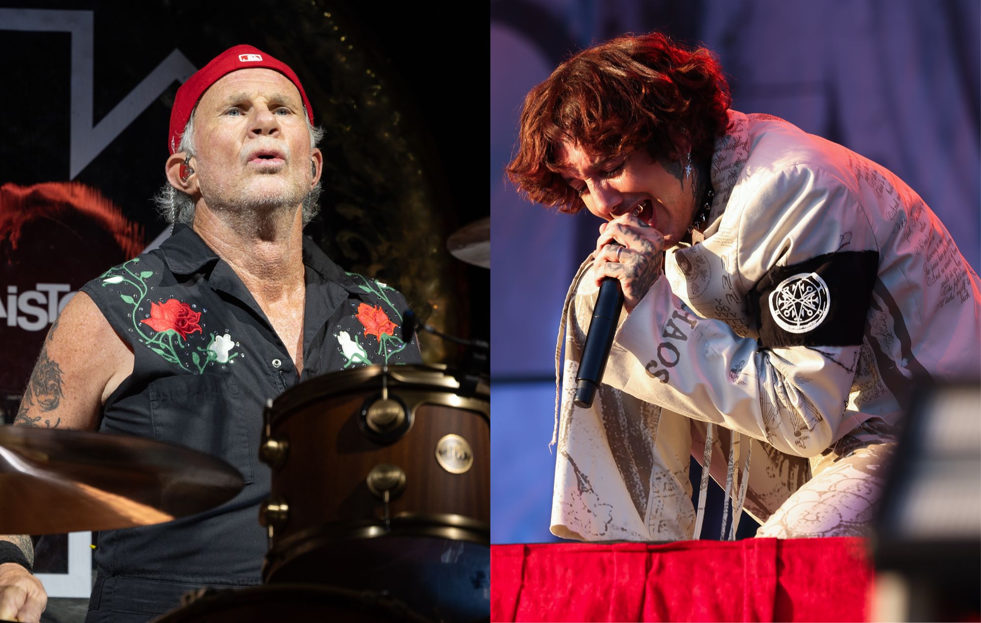 Mira cómo Chad Smith de los Red Hot Chili Peppers toca la batería al ritmo de "Can You Feel My Heart" de Bring Me The Horizon - escuchándola por primera vez
