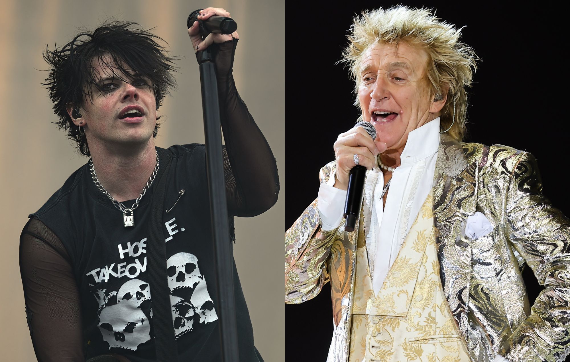 Yungblud creció creyendo que Rod Stewart era su abuelo, hasta que encontró su álbum en Asda.