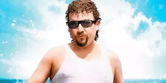Kenny Powers emerges from the water in East Bound and Down