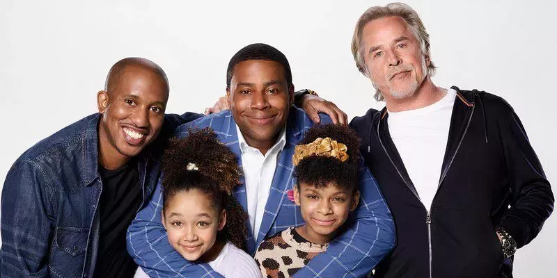 Kenan Thompson, Don Johnson, and Michael Redd in Kenan.