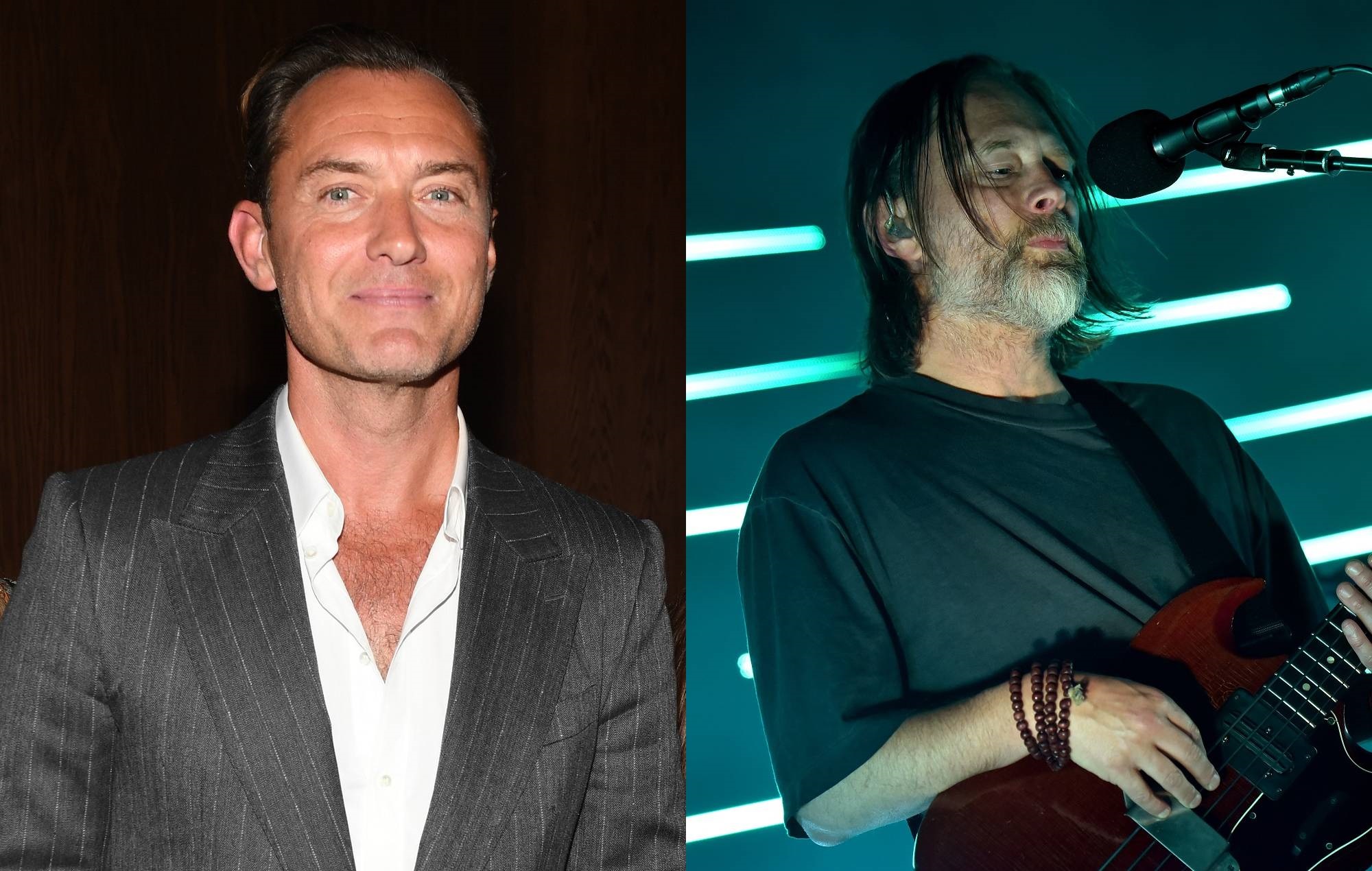 Jude Law pide a Radiohead que trabaje con él: "Son una de las grandes bandas"