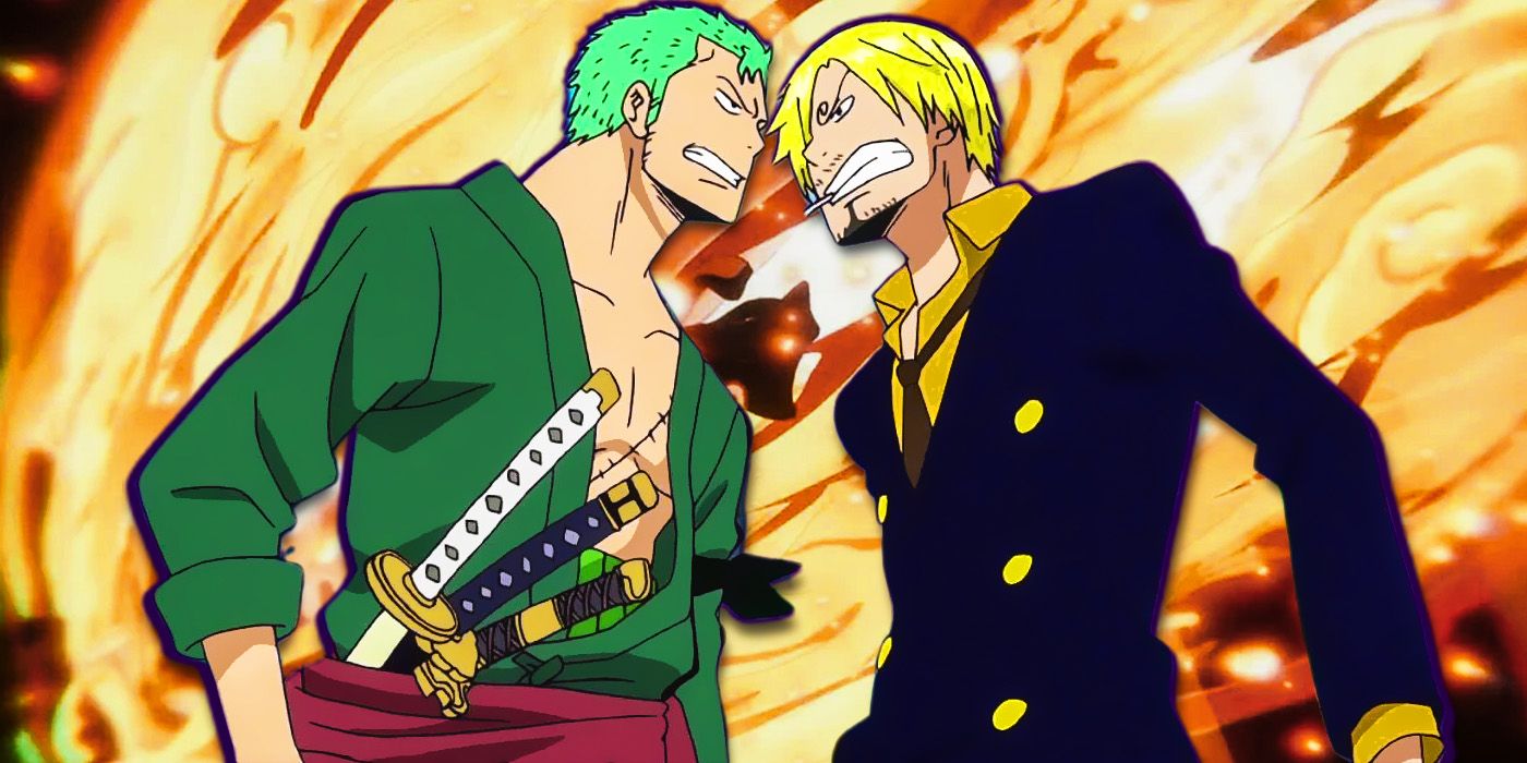 10 momentos de rivalidad entre Zoro y Sanji en One Piece.
