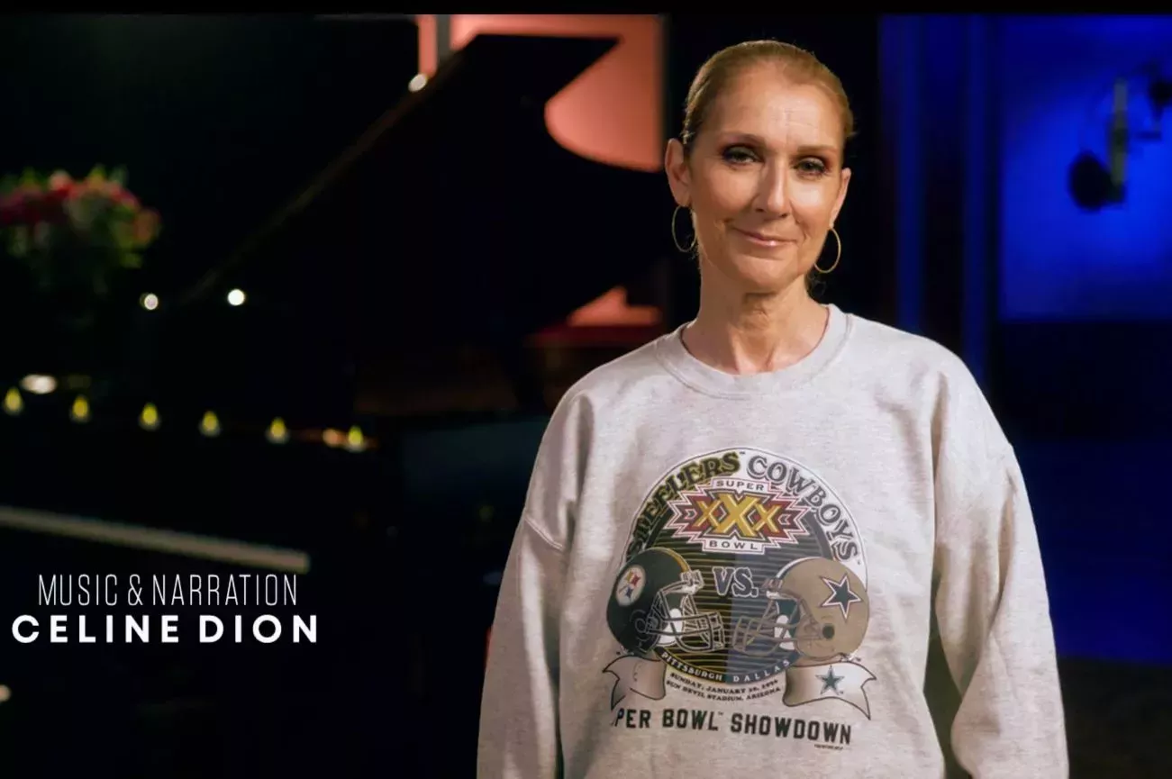 Celine Dion sorprende a los fans en una extraña y épica promoción del Sunday Night Football al ritmo de