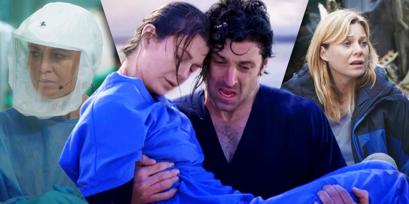 Cada vez que Meredith Grey estuvo a punto de morir en Grey's Anatomy