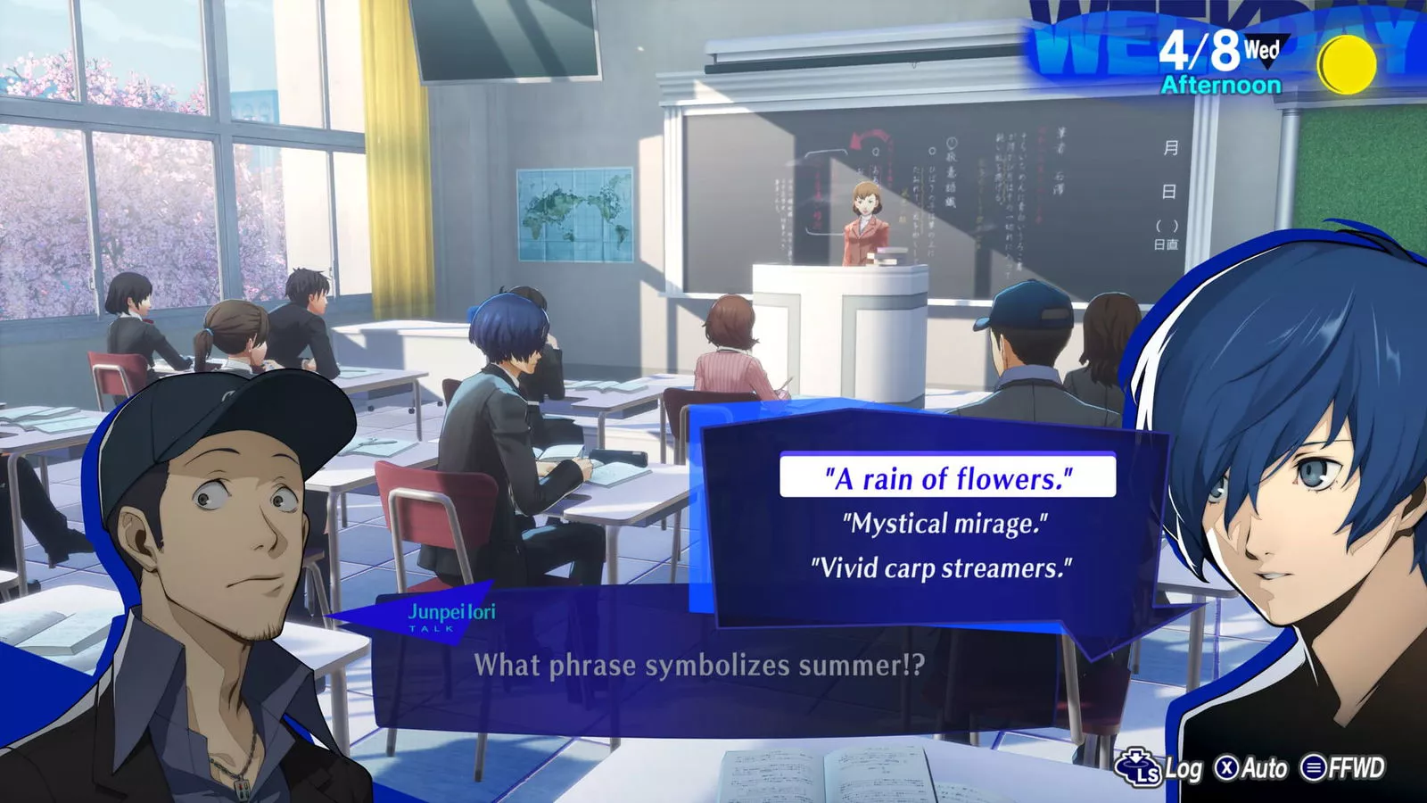 Guía de Persona 3 Reload: Todas las Respuestas de Clase