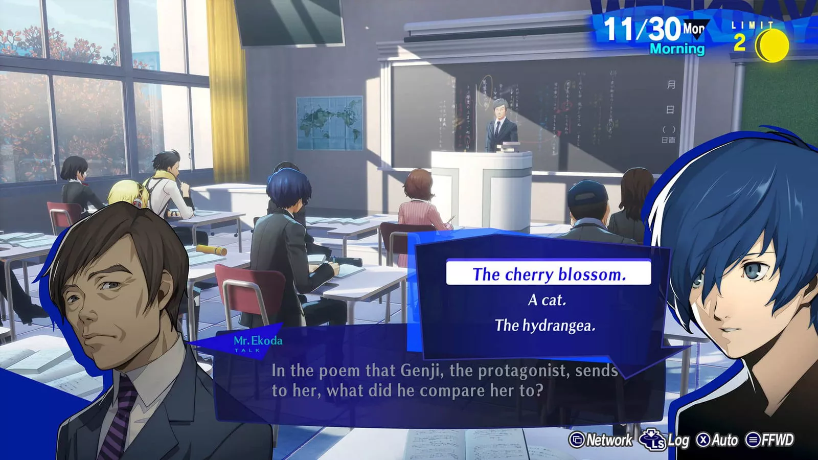 Guía de Persona 3 Reload: Todas las Respuestas de Clase
