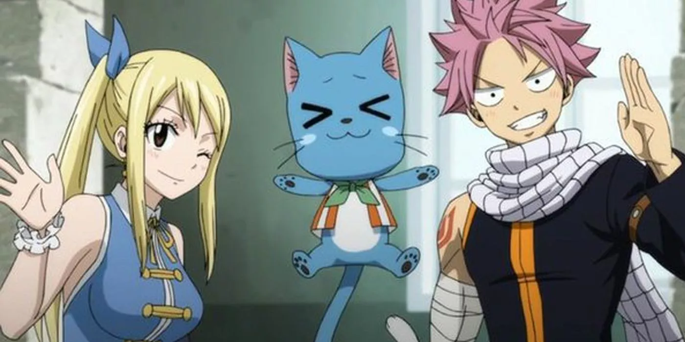 Natsu y Lucy en Fairy Tail