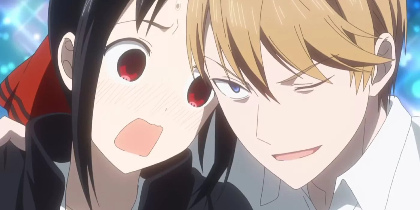 Kaguya y Shirogane en Kaguya-sama: Love is War