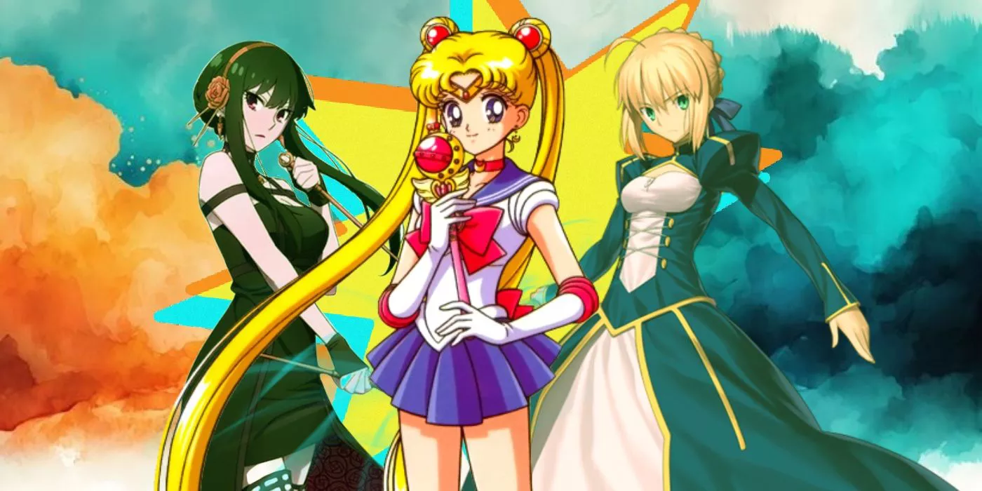Yor Forger, Spy x Family; Sailor Moon; Saber, Fate/Stay Night: Unlimited Bladeworks