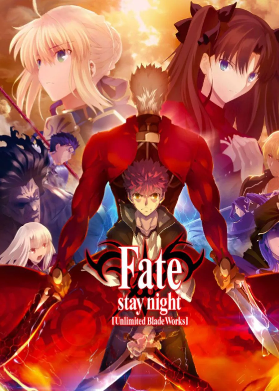 Anime poster for Fate/Stay Night: Unlimited Blade Works