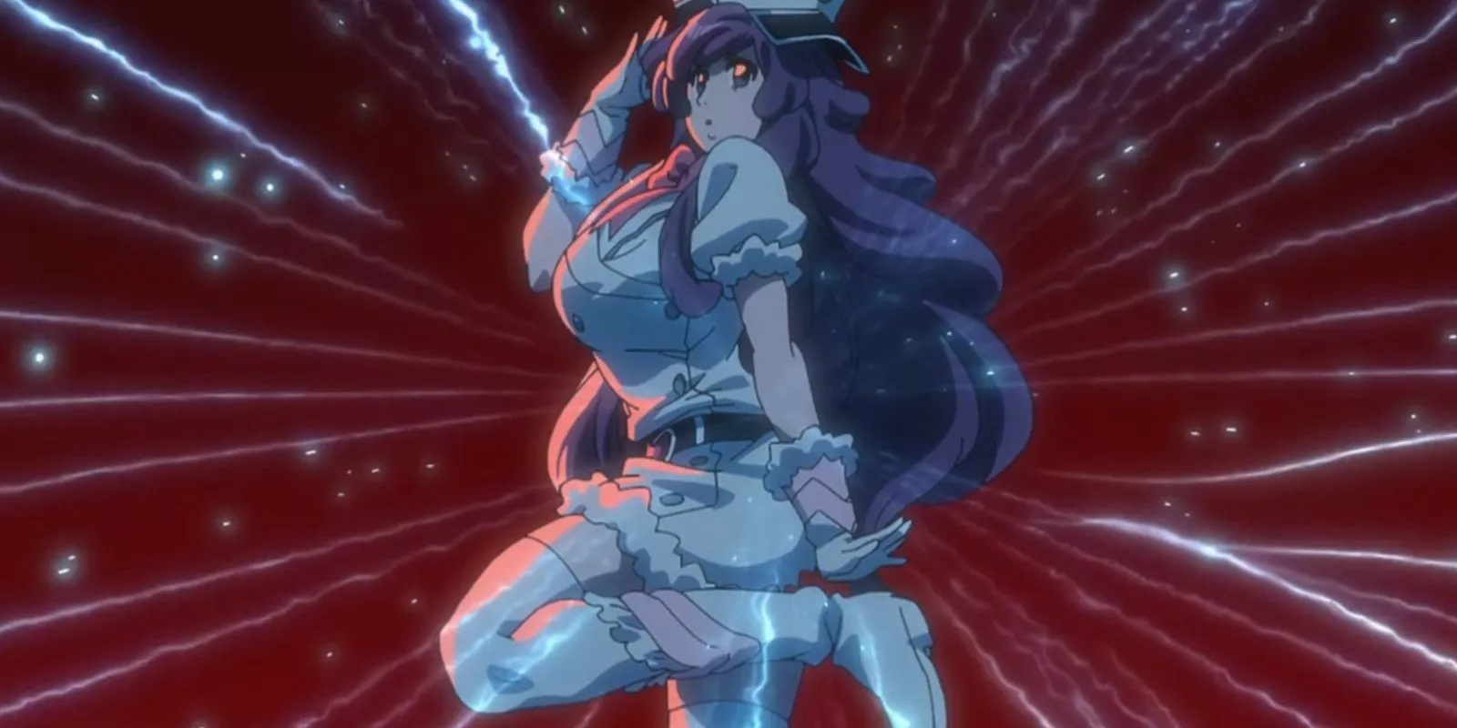 meninas mcallon is posing in bleach.