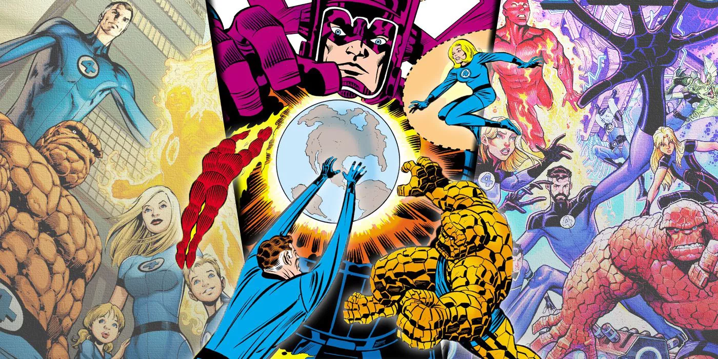 Los Cuatro Fantásticos en diferentes eras creativas de Marvel Comics
