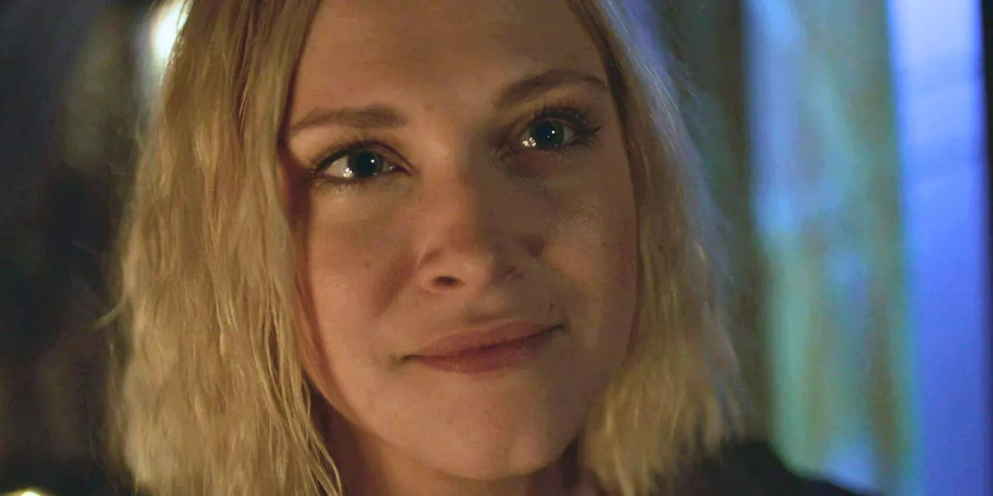 Eliza Taylor as Clarke Griffin and Josephine Lightbourne in The 100 Gospel of Josephine