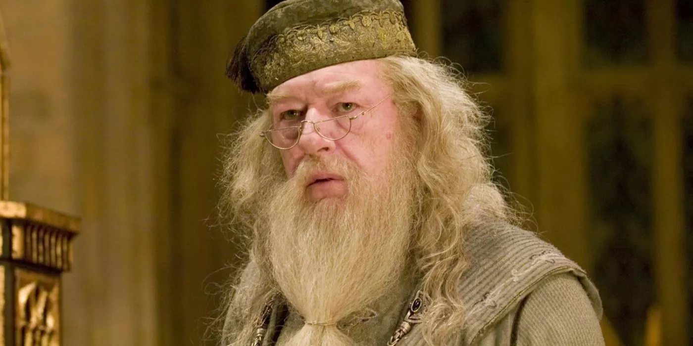 Michael Gambon como Albus Dumbledore en Harry Potter