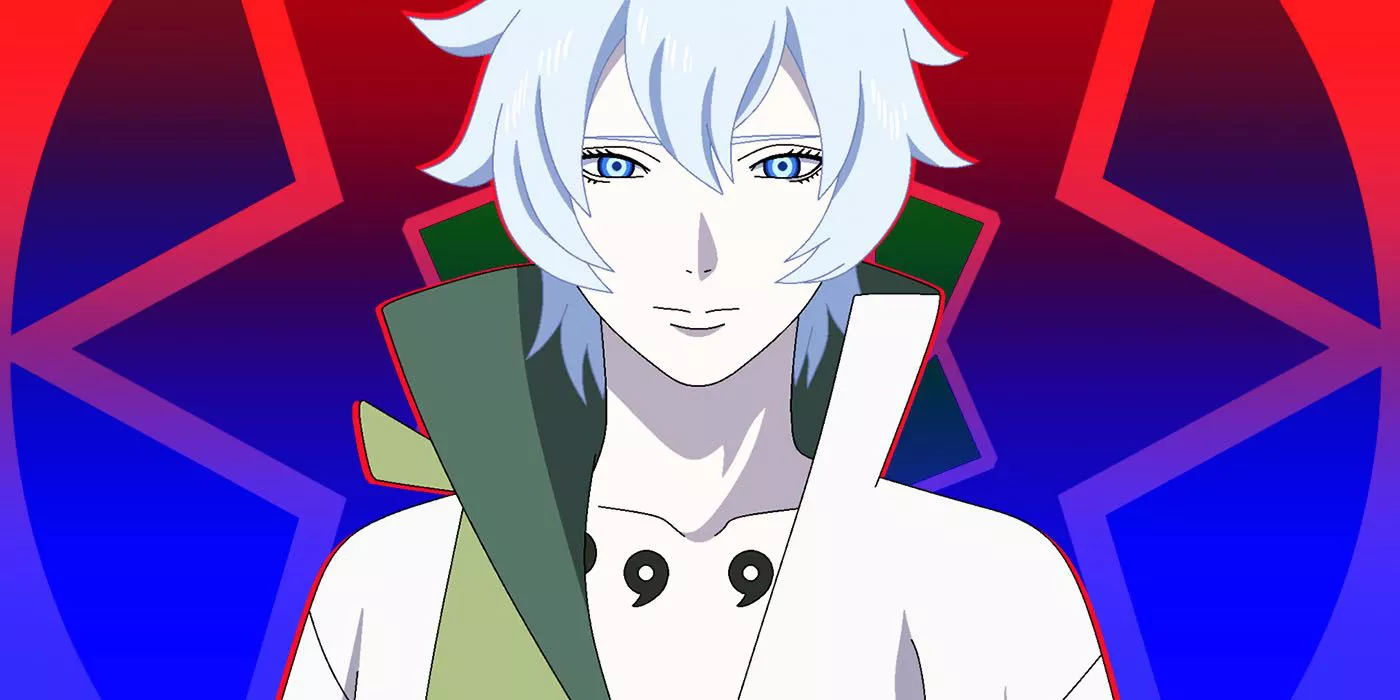 Custom Image Tsutsuki Toneri on a Blue and Red Background