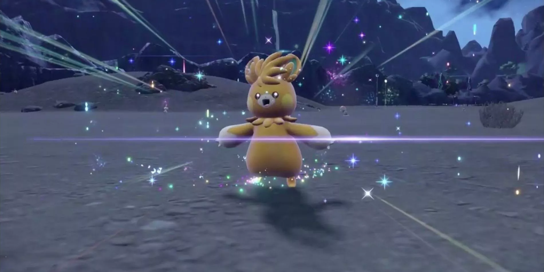 Pawmi evolves into Pawmot in Pokemon Scarlet & Violet.