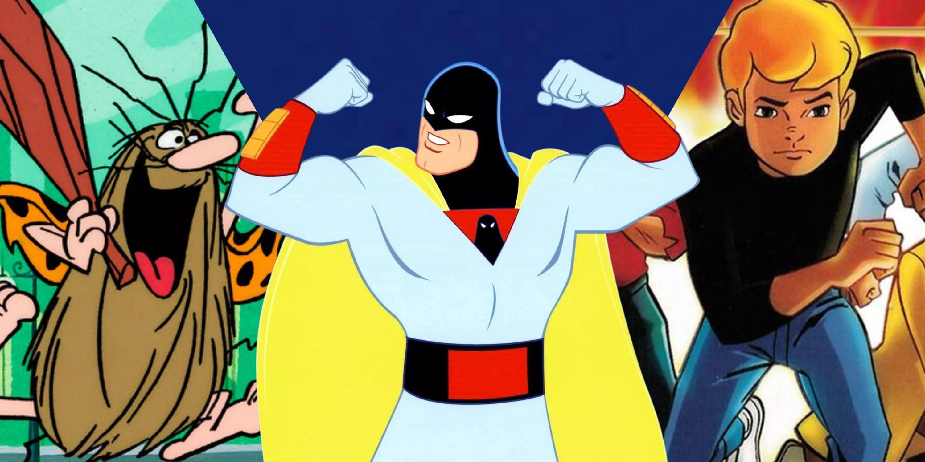 Composite image of Captain Caveman, Space Ghost and Jonny Quest