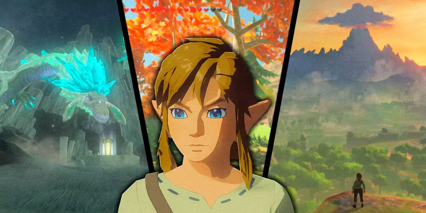Link con diferentes ubicaciones en Zelda: Breath of the Wild
