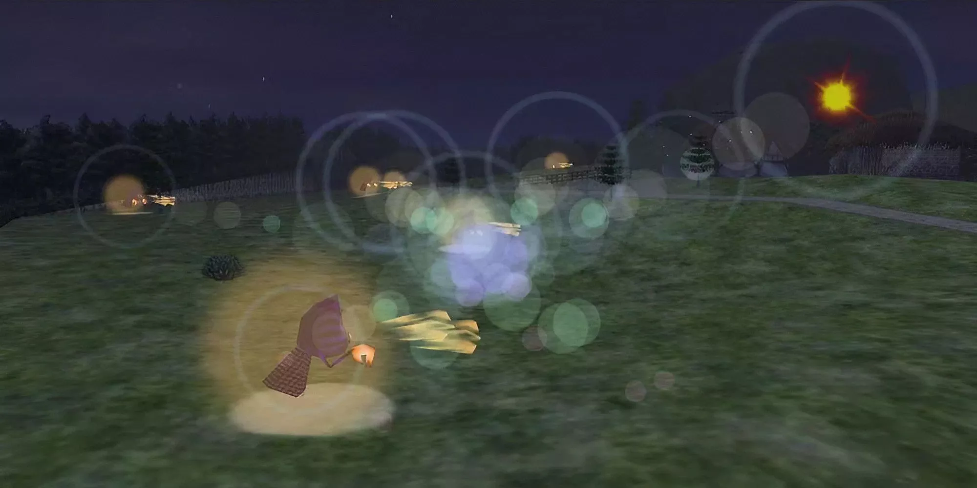 The aliens are invading Romani Ranch in The Legend of Zelda: Majora's Mask.