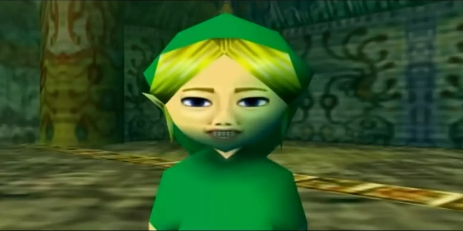 Link's shell created by the Elegy of Emptiness in The Legend of Zelda: Majora's Mask.