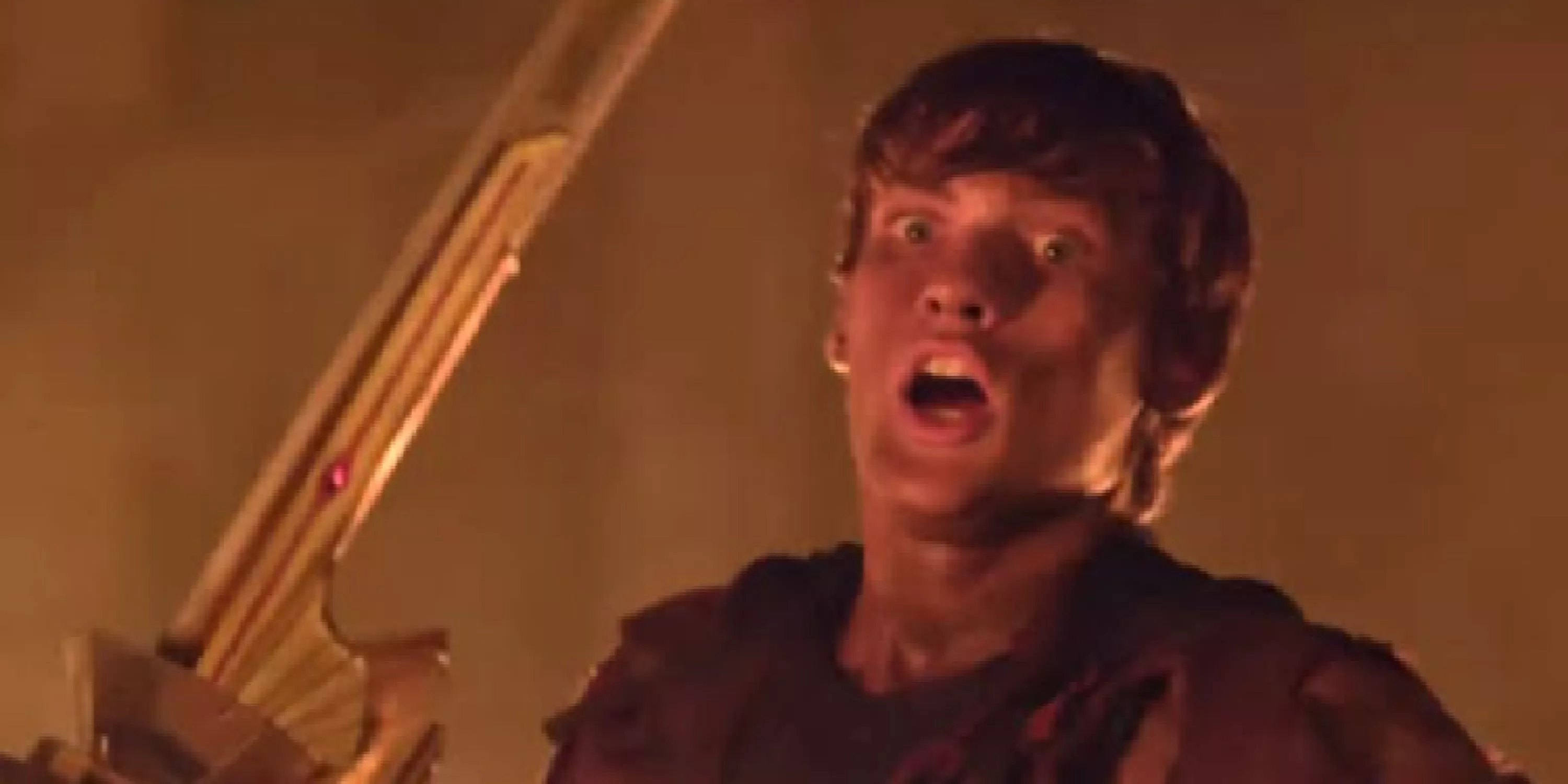 Jayden durante su duelo final con Decker - Power Rangers Super Samurai