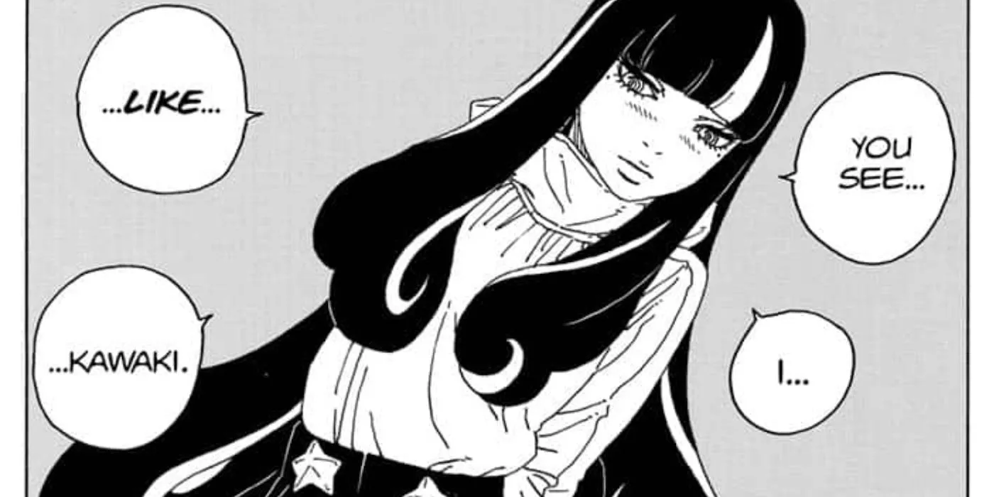 El amor de Eida por Kawaki en Boruto: Two Blue Vortex