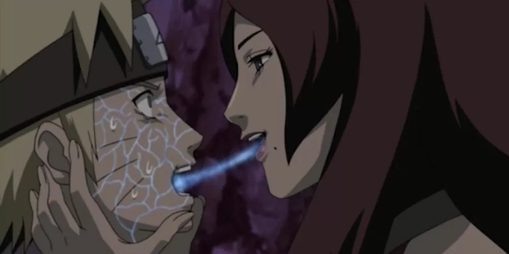 Técnica Reaper Death Kiss de Fuka en Naruto Shippuden.