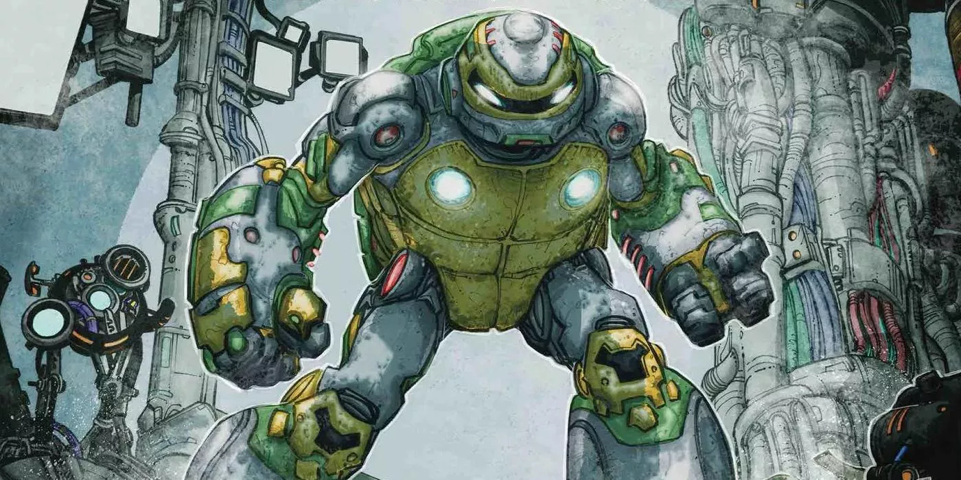Metalhead de los cómics TMNT de IDW