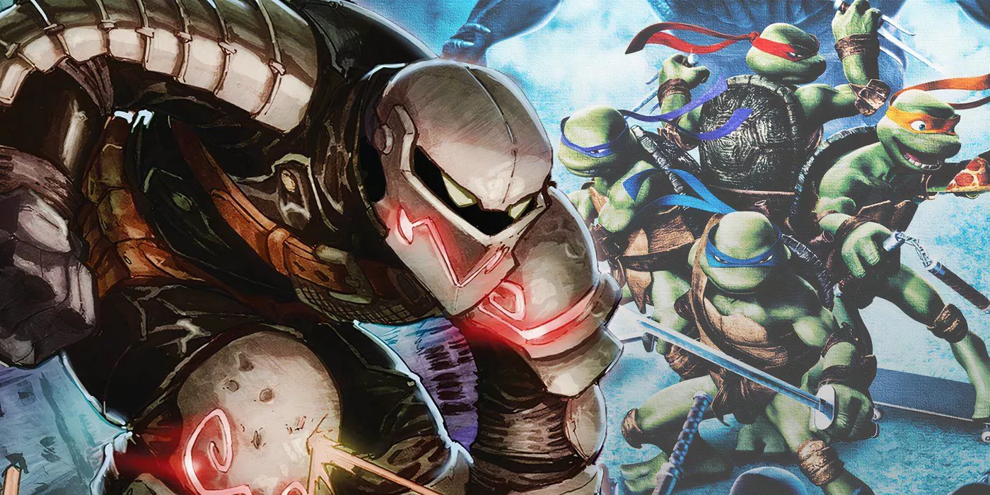 Nightwatcher de IDW con los hermanos del TMNT