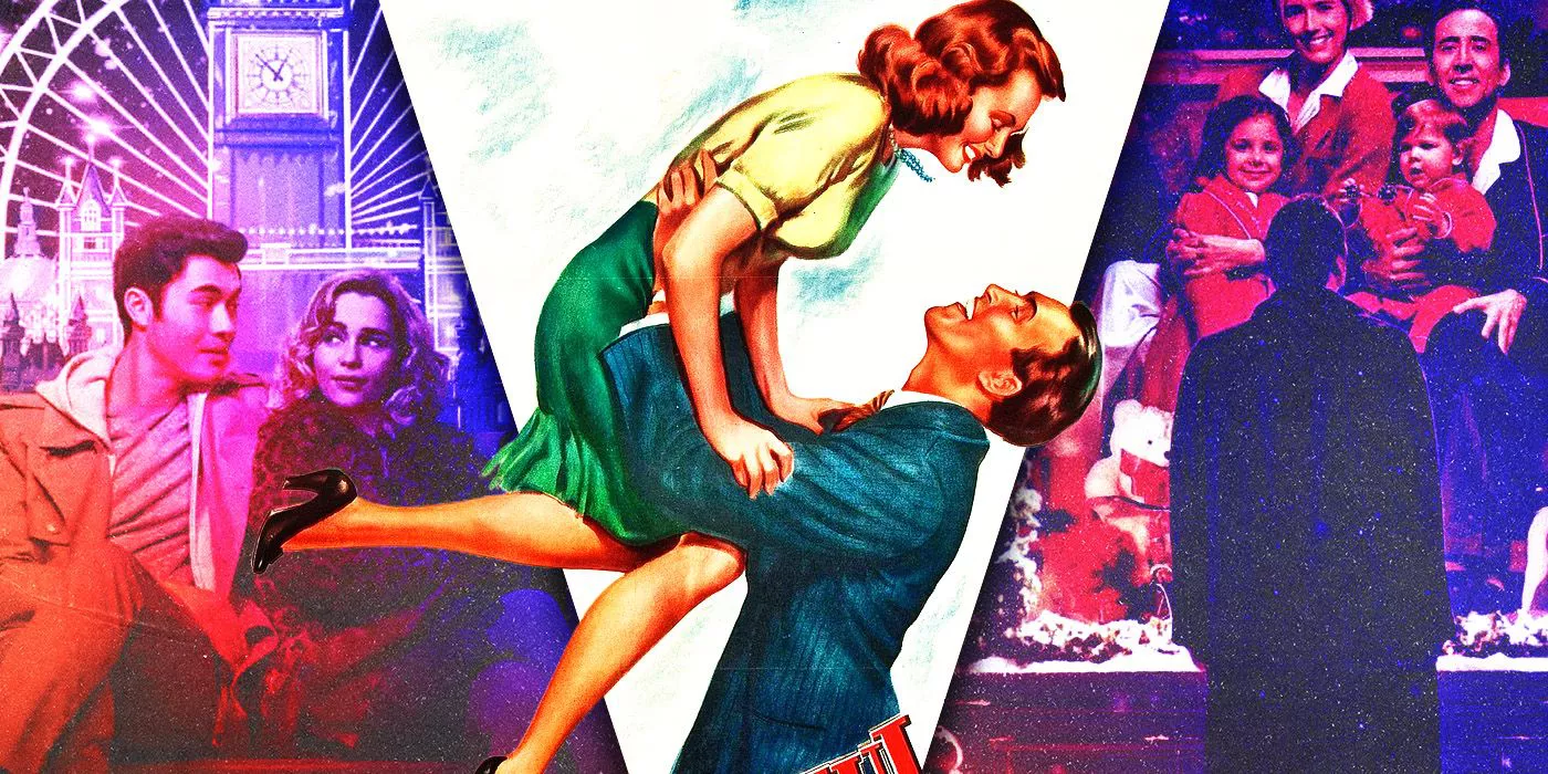 Split Images of Last Christmas, It's a Wonderful Life, and The Family Man